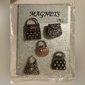Anthropology Purse Magnets w/ Rhinestones